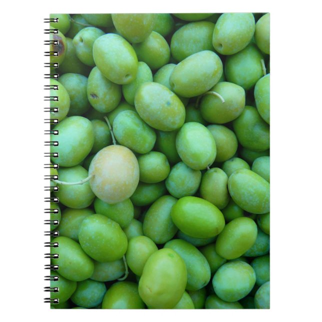 Caderno Espiral Notebook Green Olives (Frente)