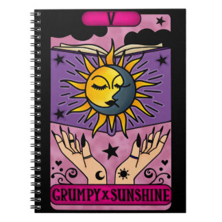 Caderno Espiral Notebook GrumpyXSunshine Tarot