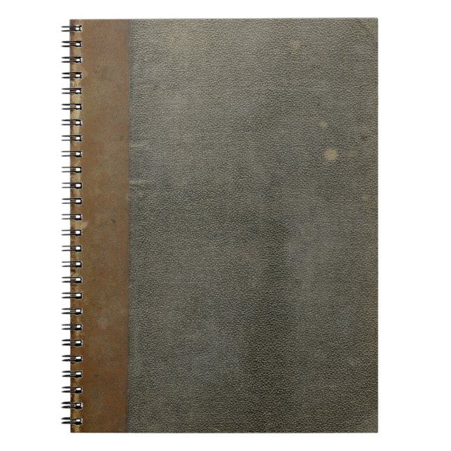 Caderno Espiral Notebook Grungy Old Book Cobrir (Frente)