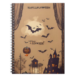 Caderno Espiral notebook halloween