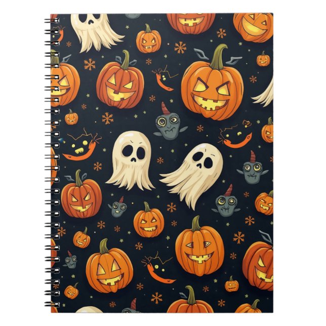 Caderno Espiral Notebook Halloween (Frente)