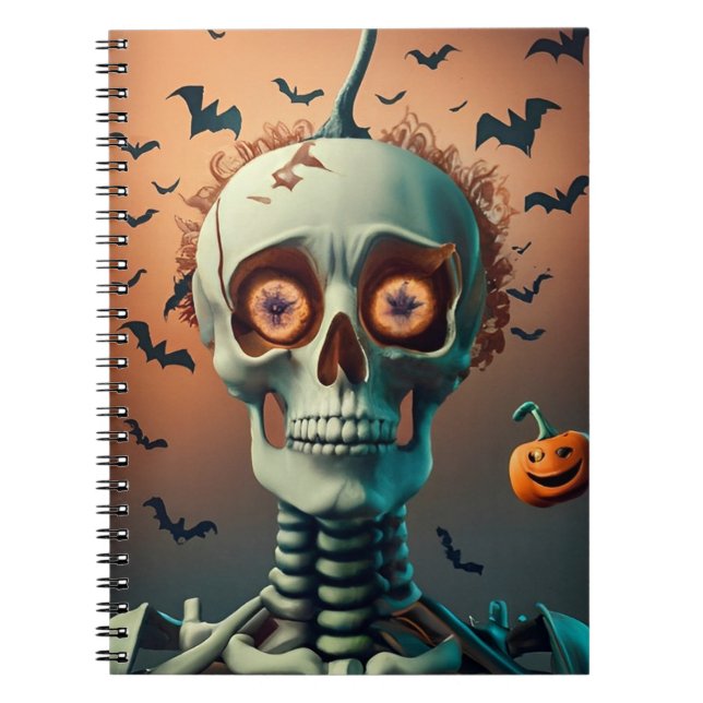 Caderno Espiral Notebook Halloween (Frente)