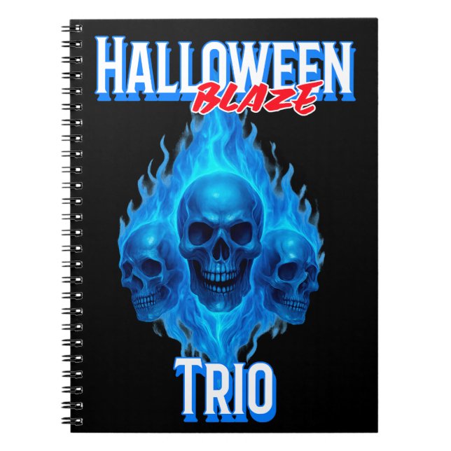 Caderno Espiral Notebook Halloween Blaze Trio (Frente)