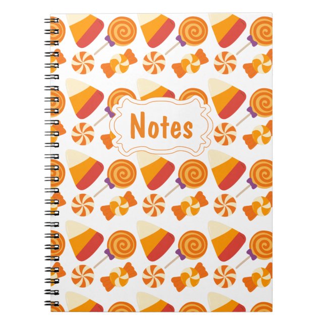 Caderno Espiral Notebook Halloween Candy (Frente)