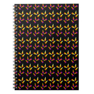 Caderno Espiral Notebook Halloween Candy Corn Spiral