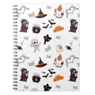 Caderno Espiral Notebook Halloween Spiral Bound