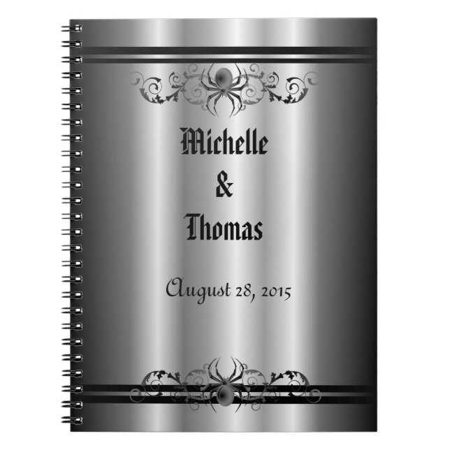 Caderno Espiral Notebook Halloween Wedding Planner (Frente)