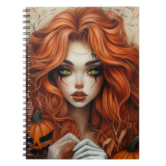 Caderno Espiral Notebook Halloween Witch (Frente)