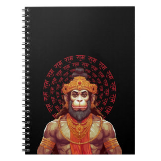 Caderno Espiral notebook Hanuman