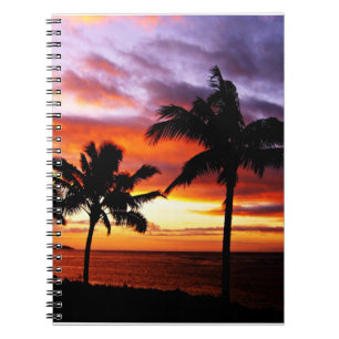Caderno Espiral Notebook havaiano