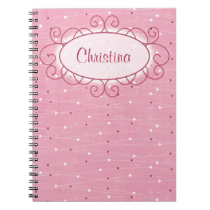 Caderno Espiral Notebook Heart & Love Spiral