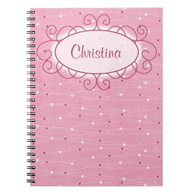 Caderno Espiral Notebook Heart & Love Spiral (Frente)