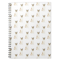 Notebook Heeler Cattledog (Vermelho e Branco)