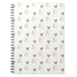 Caderno Espiral Notebook Heeler Cattledog (Vermelho e Branco)