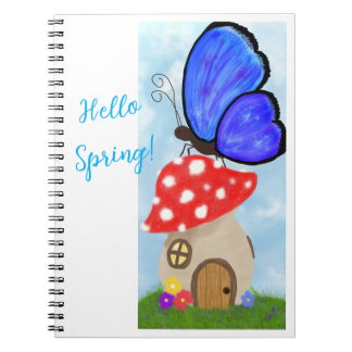 Caderno Espiral Notebook Hello Primavera