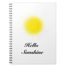 Notebook Hello Sunshine