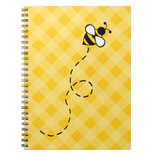 Caderno Espiral Notebook Honey Bee
