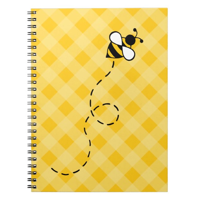 Caderno Espiral Notebook Honey Bee (Frente)