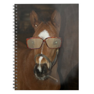 Caderno Espiral Notebook Horrível Fumante De Cavalo Humoroso Cigar