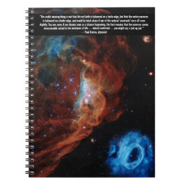 Caderno Espiral Notebook Hubble Nebula Scientist Cotação