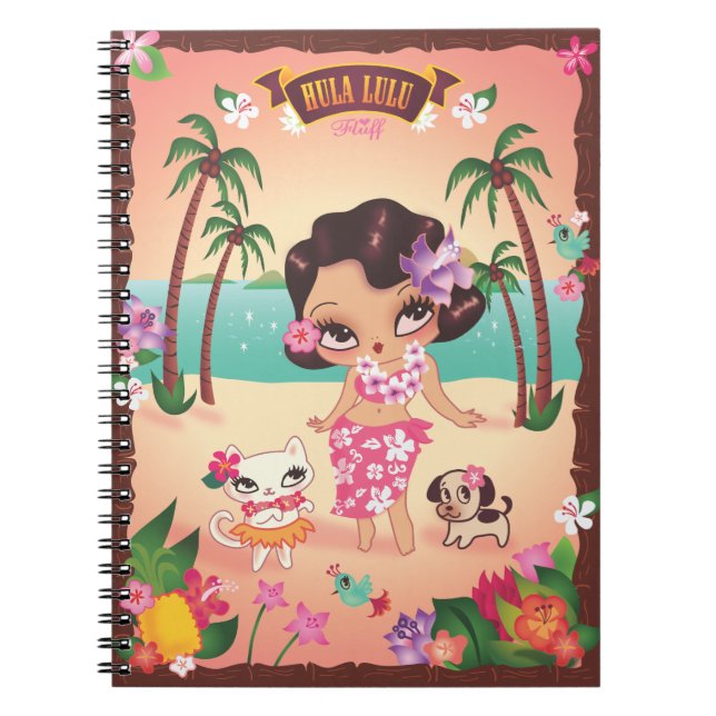 Caderno Espiral Notebook Hula Lulu (Frente)