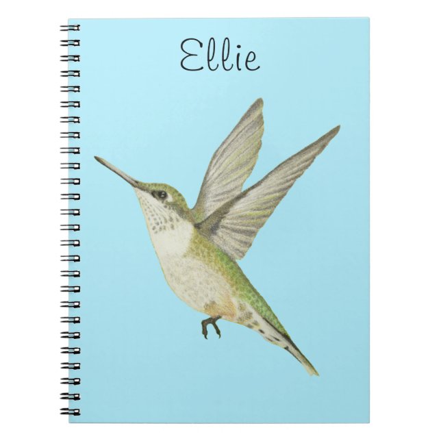 Caderno Espiral Notebook Hummingbird (Frente)