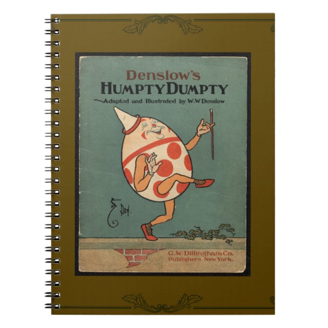 Caderno Espiral Notebook Humpty Dumpty (Frente)