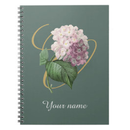 Caderno Espiral Notebook Hydrangea Spiral