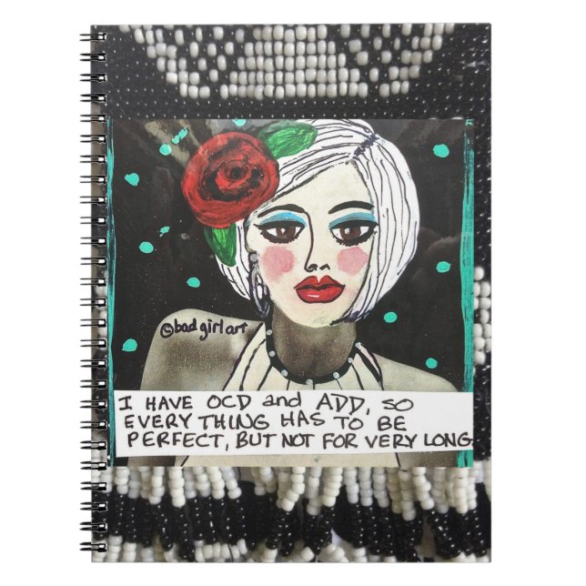 CADERNO ESPIRAL NOTEBOOK-I TÊM OCD E ADICIONAM-NO (Frente)