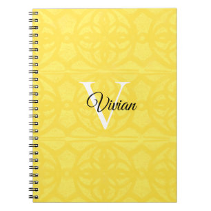 Caderno Espiral Notebook Iluminando Espiral Amarelo