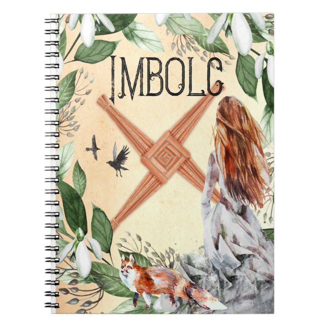 Caderno Espiral Notebook IMBOLC SABBAT (Frente)