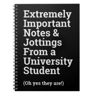 Caderno Espiral Notebook importante para estudantes universitário