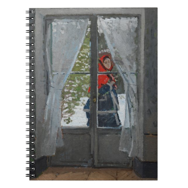 Caderno Espiral Notebook impressionista do Red Hood Winter (Frente)