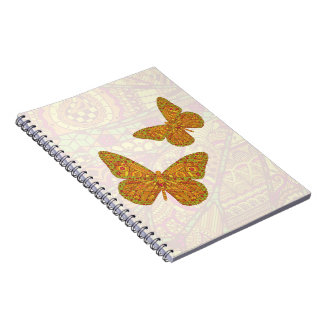 Caderno Espiral Notebook indiano monarca