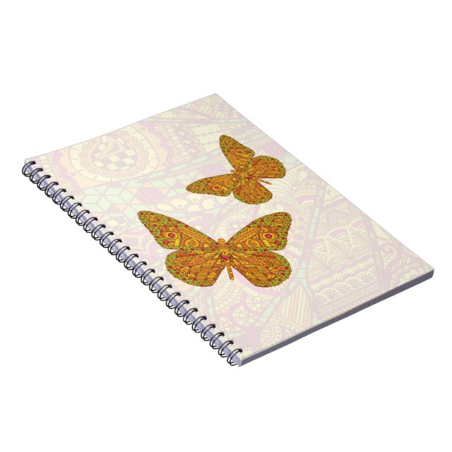 Caderno Espiral Notebook indiano monarca (Lado Direito)