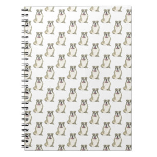 Caderno Espiral Notebook Inglês Bulldog (Brindle)
