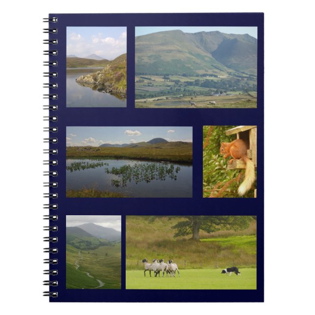 Caderno Espiral Notebook Inglês Lake District (Frente)