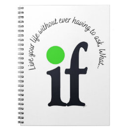 Caderno Espiral Notebook Inspiracional 'What if'