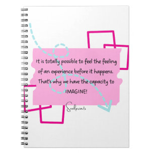 Caderno Espiral Notebook Inspirador de Impressões Digitais