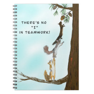Caderno Espiral Notebook Inspiron Squirrel