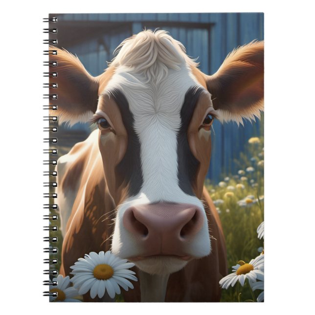 Caderno Espiral Notebook Jersey Cow (Frente)