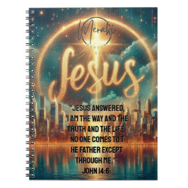 Caderno Espiral Notebook Jesus Spiral