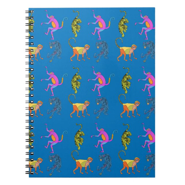 Caderno Espiral Notebook Jungle Animal (Frente)