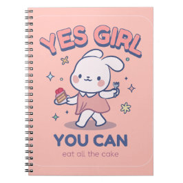 Caderno Espiral Notebook Kawaii bonito - Sim Garota!