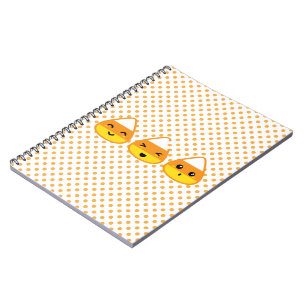 Caderno Espiral Notebook Kawaii Candy Corn