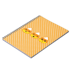 Caderno Espiral Notebook Kawaii Candy Corn