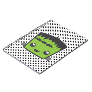 Caderno Espiral Notebook Kawaii Frankenstein