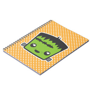 Caderno Espiral Notebook Kawaii Frankenstein