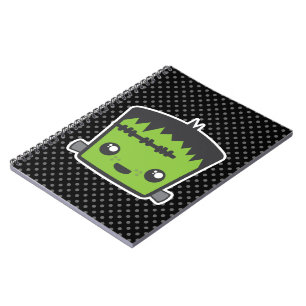 Caderno Espiral Notebook Kawaii Frankenstein