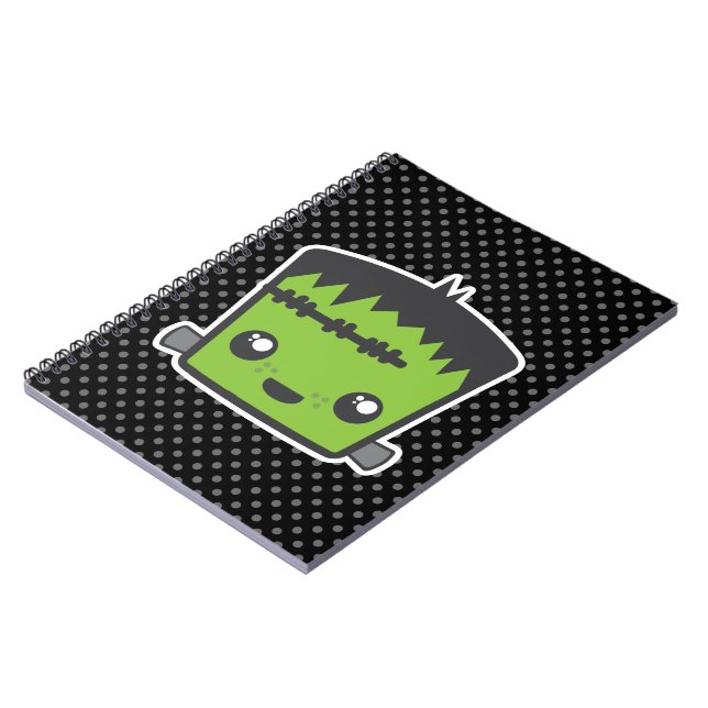 Caderno Espiral Notebook Kawaii Frankenstein (Left Side)